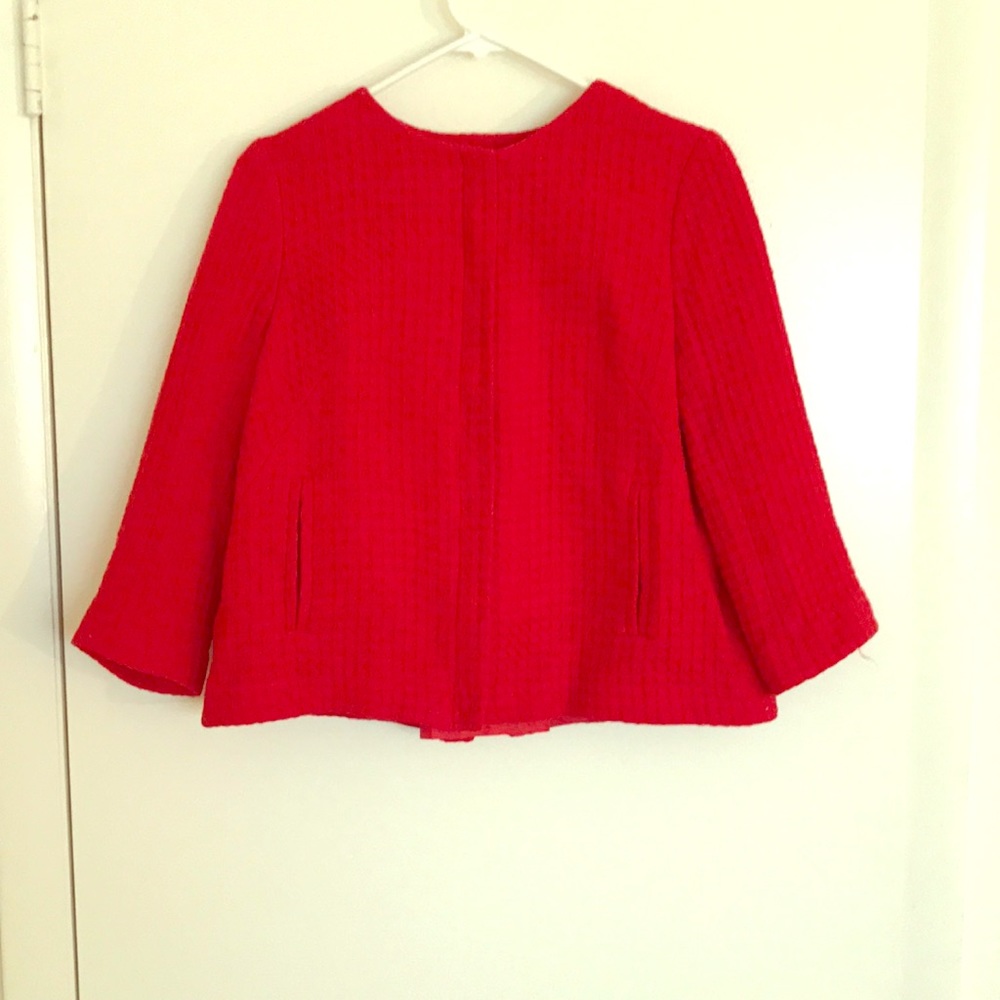 Red blazer